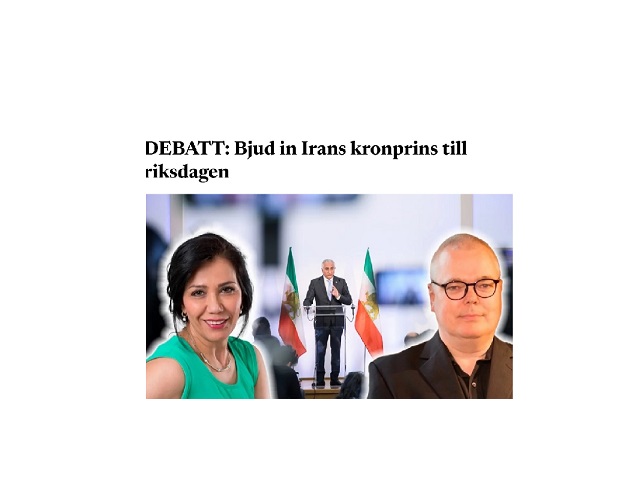iranska oppositionen. Detta skriver John Lidén och Nilofar Karlsson."